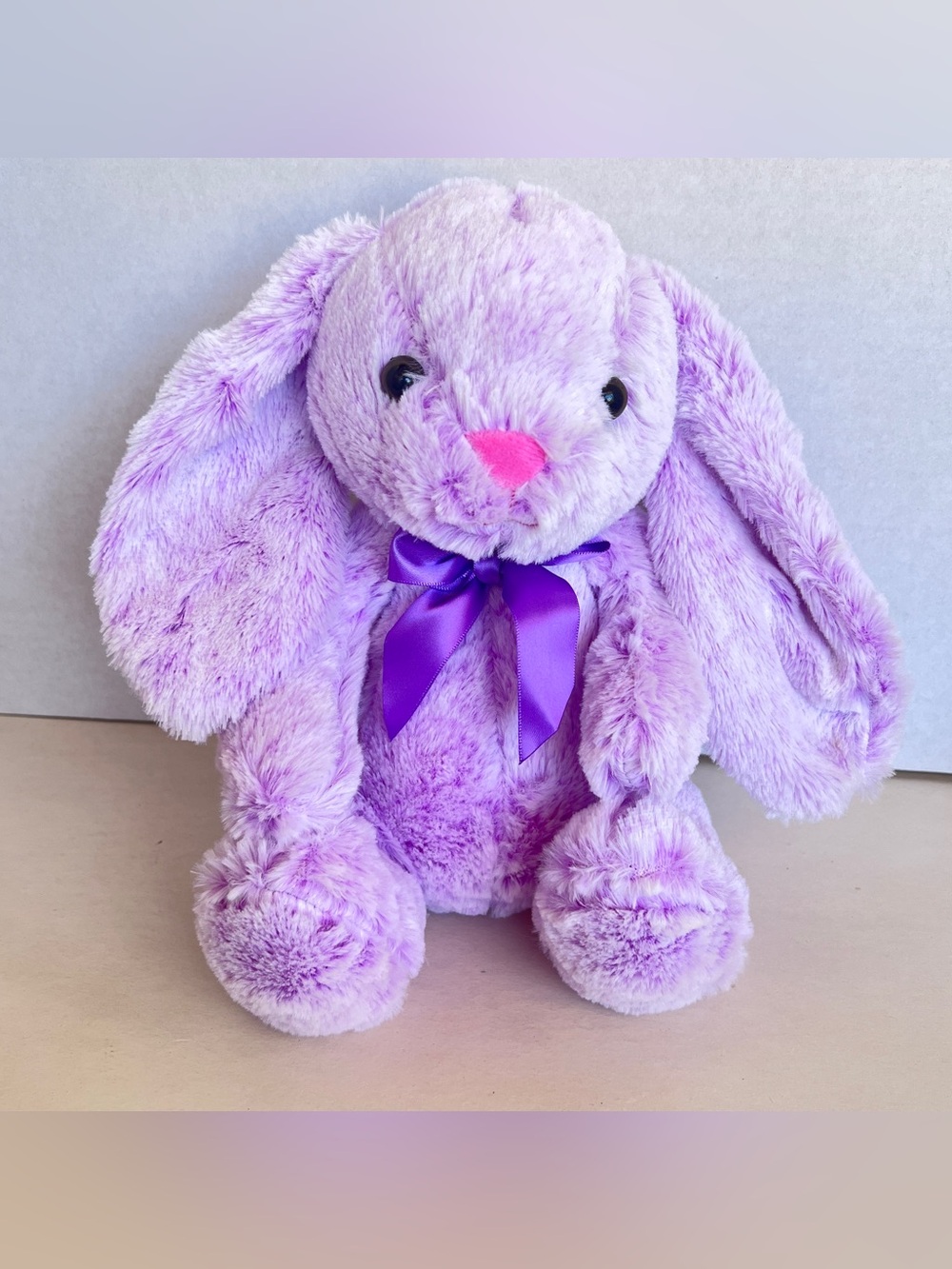 Homerbest Plush Bunny Rabbit Easter Lavender Soft Stuffed Floppy 9.5"